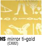 Декоративна нержавіюча сталь для ліфтових кабін HS mirror-ti-gold CX82 від фірми HAS - компанія «Портал»